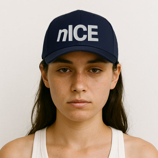 nICE cap  navy/white